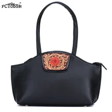 Handmade Original Ethnic Style Lady Tote Bag Foreskin Carving Flower New Shoulder Bag High Capacity Female Handbag цена Handmade Original Ethnic Style Lady Tote Bag Foreskin Carving Flower New Shoulder Bag High Capacity Female Handbag цены онлайн
