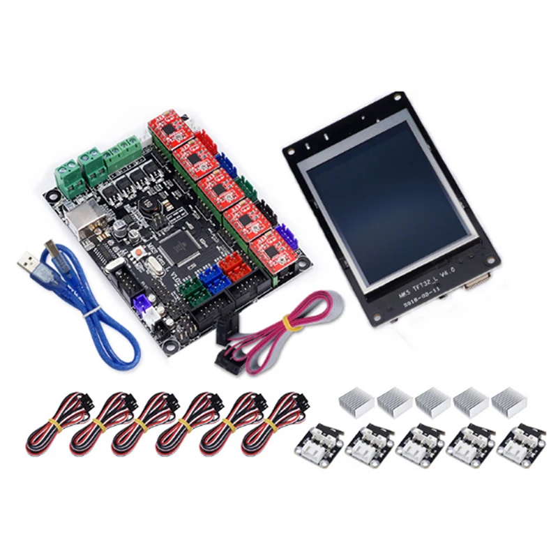 

MKS GEN L V1.3 Controller Board Kit +3.2'' LCD Touch Screen Display 3D Printer set
