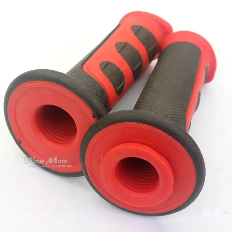 NEW SOFT MOTORCYCLE HAND GRIPS DIRTBIKE PIT BIKE 22MM 7/8" BARin Grips