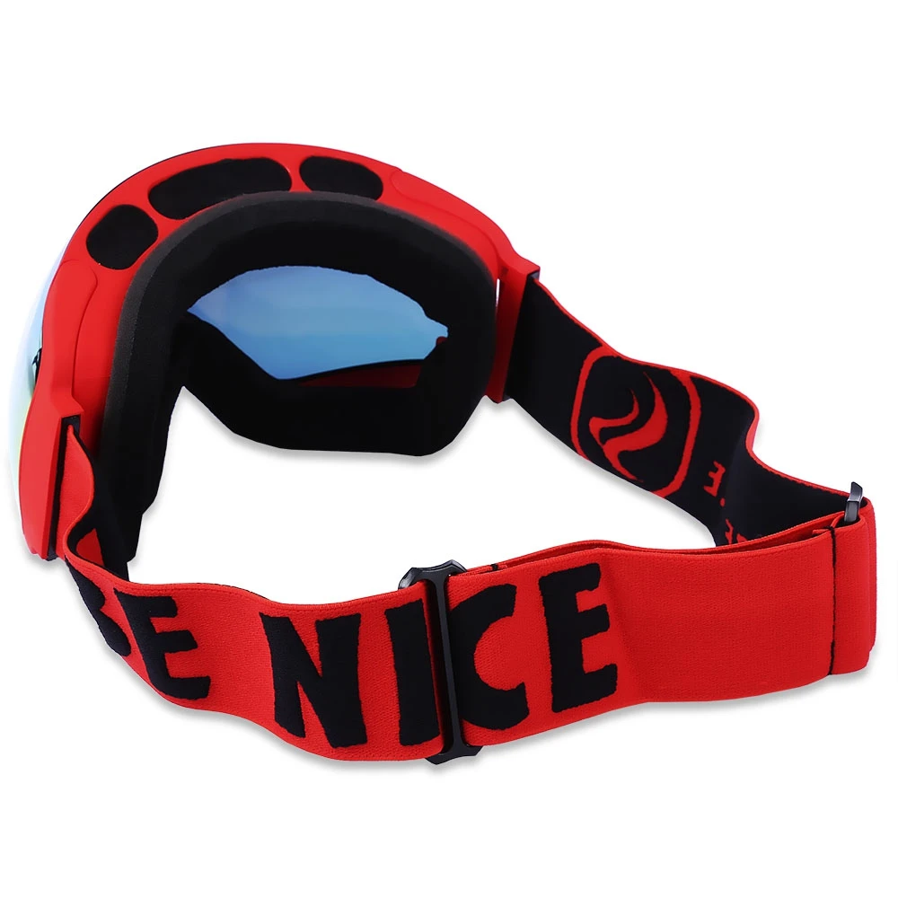 Nueva benice protección UV doble nieve snowboard Gafas lente anti-vaho esférica grande hombres mujeres esquí Gafas nieve Nueva benice protección UV doble nieve snowboard Gafas lente anti-vaho esférica grande hombres mujeres esquí Gafas nieve