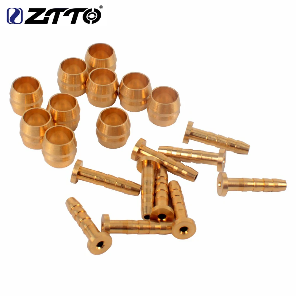 

ZTTO 10Sets MTB Bicycle Connector Insert And Olive Set For Mountain Bike Parts BH90 Hydraulic Disc Brake Hose