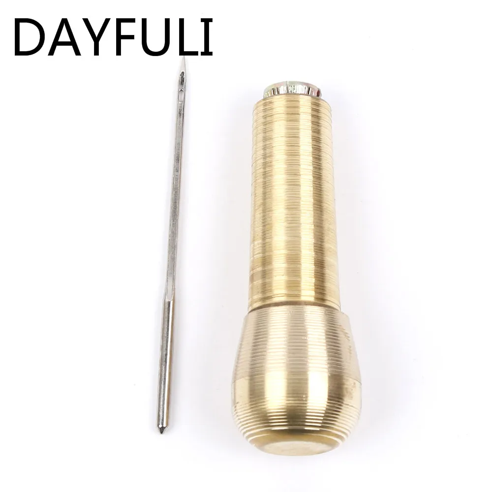 

1 Set Portable Leather Craft Shoes Tent Sewing Awl Hand Stitcher Taper Needle Kit 2017