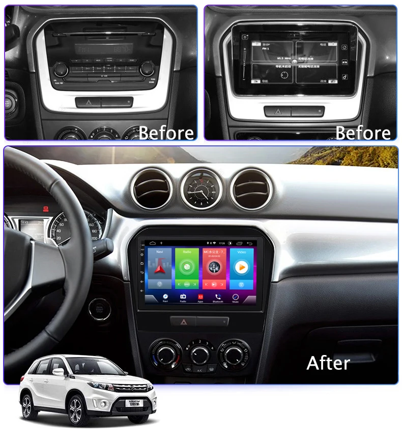 Cheap Car Android 8.1 Multimedia Player for SUZUKI Vitara 2015-2018 GPS Navigation Device USB bluetooth steering wheel control support 2 Cheap Car Android 8.1 Multimedia Player for SUZUKI Vitara 2015-2018 GPS Navigation Device USB bluetooth steering wheel control support 2