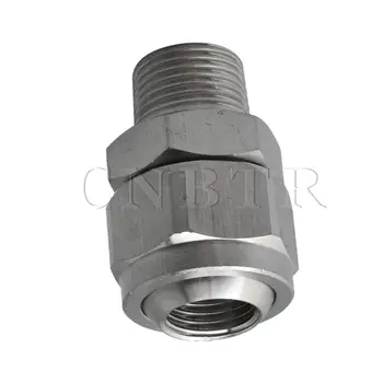 

Shower Head Swivel Ball Adapter Adjustable 3/8 Male to 1/4 Female Thread