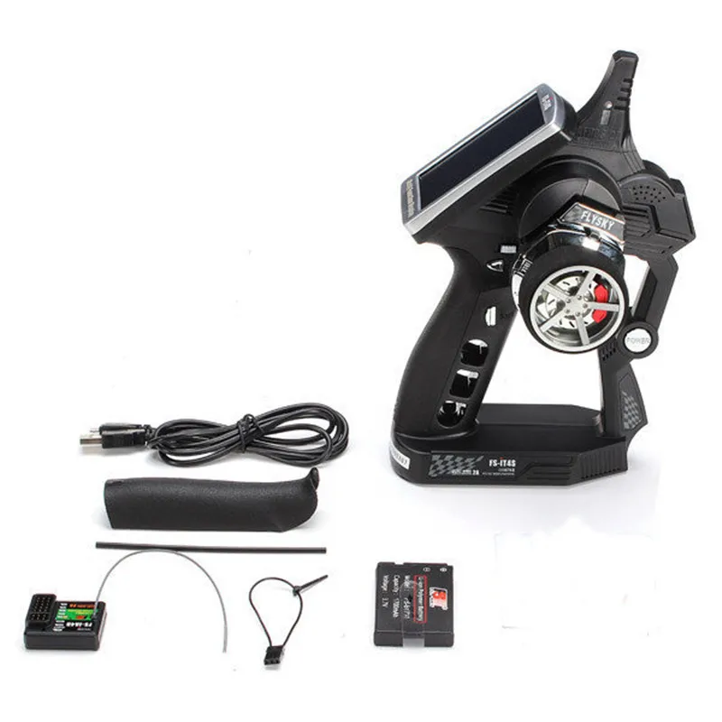 

Flysky FS-iT4S 2.4GHz 4CH RC System Rc Boat And Car Transmitter with Receiver Set