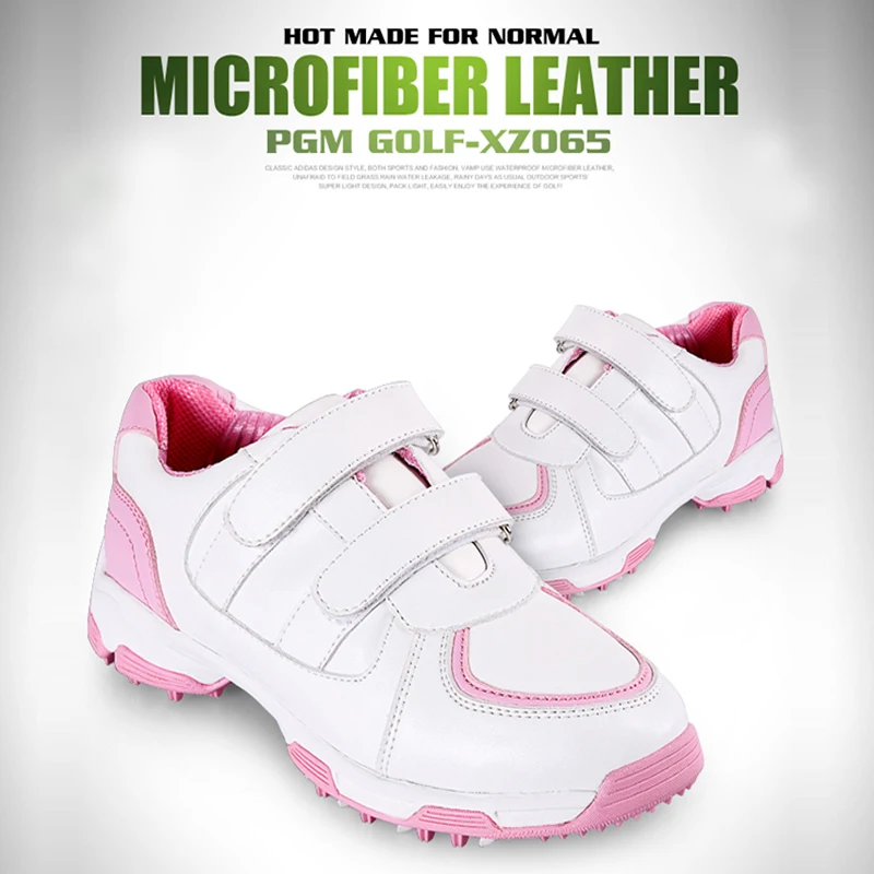 

PGM New Teens Golf Shoes 3D Breathable Patents Male Female Sneakers Waterproof Anti-slip Nails Professional Sports High-quality