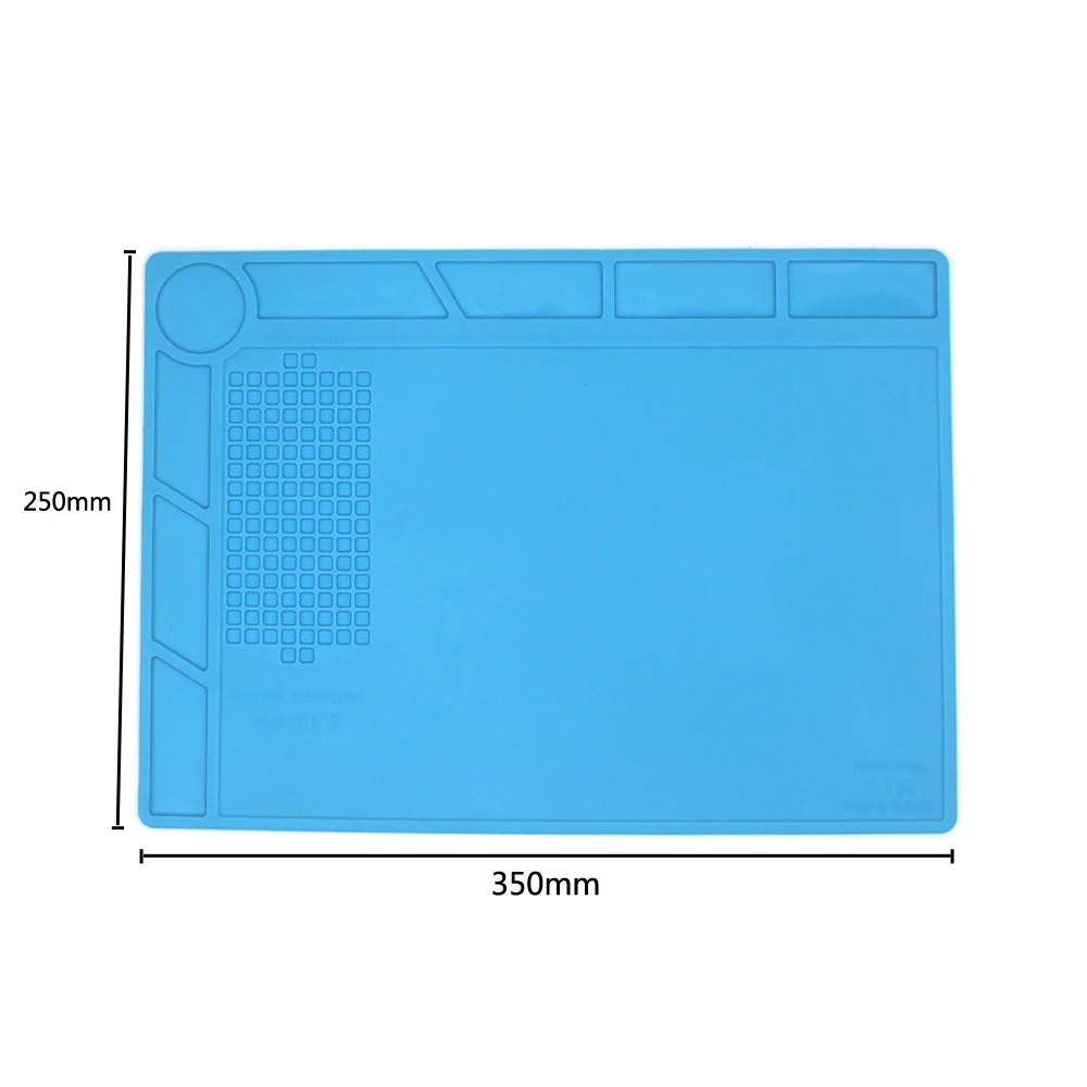  GEYOTAR Heat Insulation Silicone Pad Desk Mat Maintenance Platform for BGA Welding Repair Station A