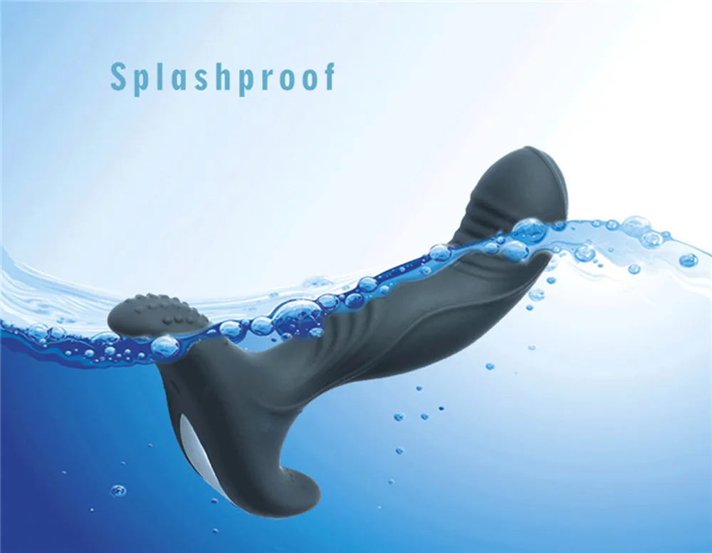 Prostate Massager 7 Modes G Spot Vibrator Male Butt Plug Wireless Remote USB Silicone Adult Anal Sex Toys for Men Women Couple (13)