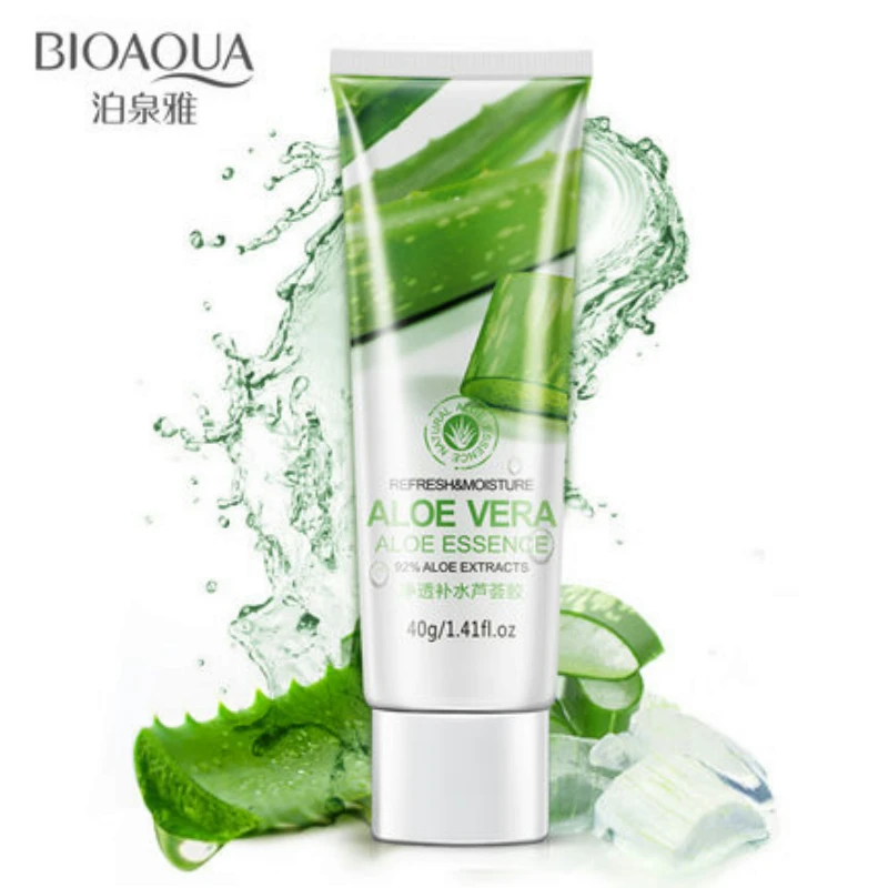 

40g Aloe Vera Gel Skin Care Face Cream Hyaluronic Acid Anti Winkle Whitening Moisturizing Acne Treatment Cream