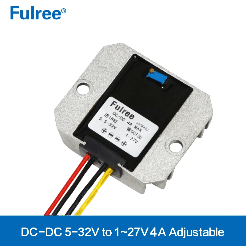 

DC-DC 12V to 5V, 24V to 5V, 24V to 12V Adjustable Power Supply Converter Module