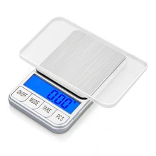 Мини Портативный 500 г x 0,01 г Карманные Цифровые ювелирные электронные весы с ЖК-дисплеем почтовые кухонные весы ювелирные изделия Вес Balanca