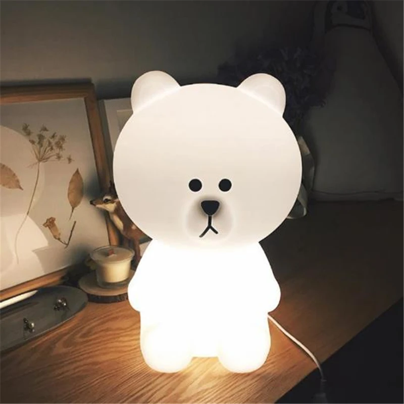 Ins домашний декоративный светодиодный светильник милый маленький белый