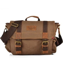 Классический ретро холщовый мужской портфель сумка через плечо сумки на плечо для ноутбука камера для ноутбука дорожная сумка