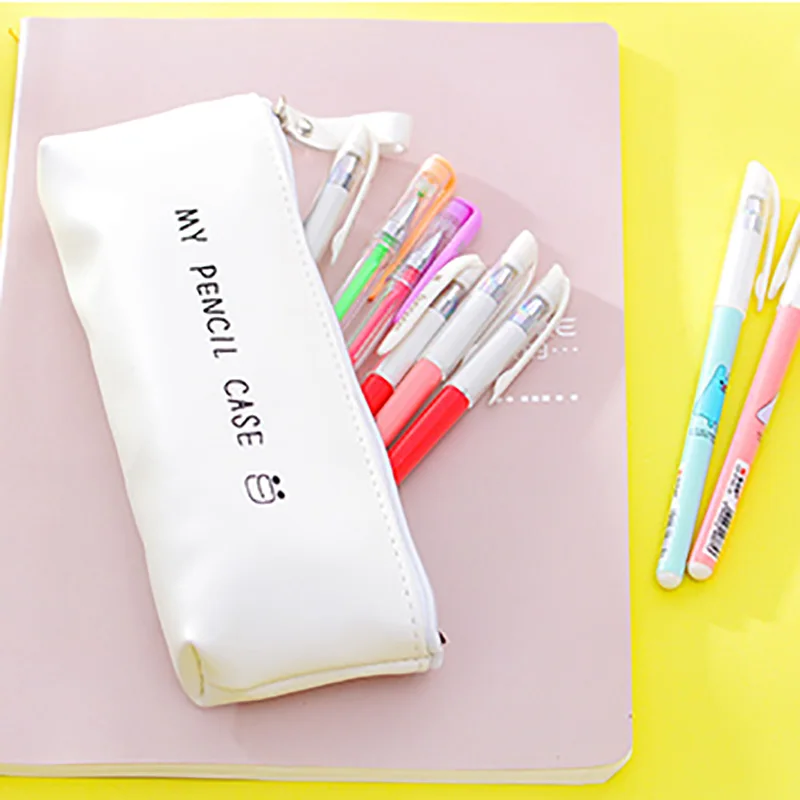 MIRUI Stationery bag simple small fresh pencil bulk student girl cute