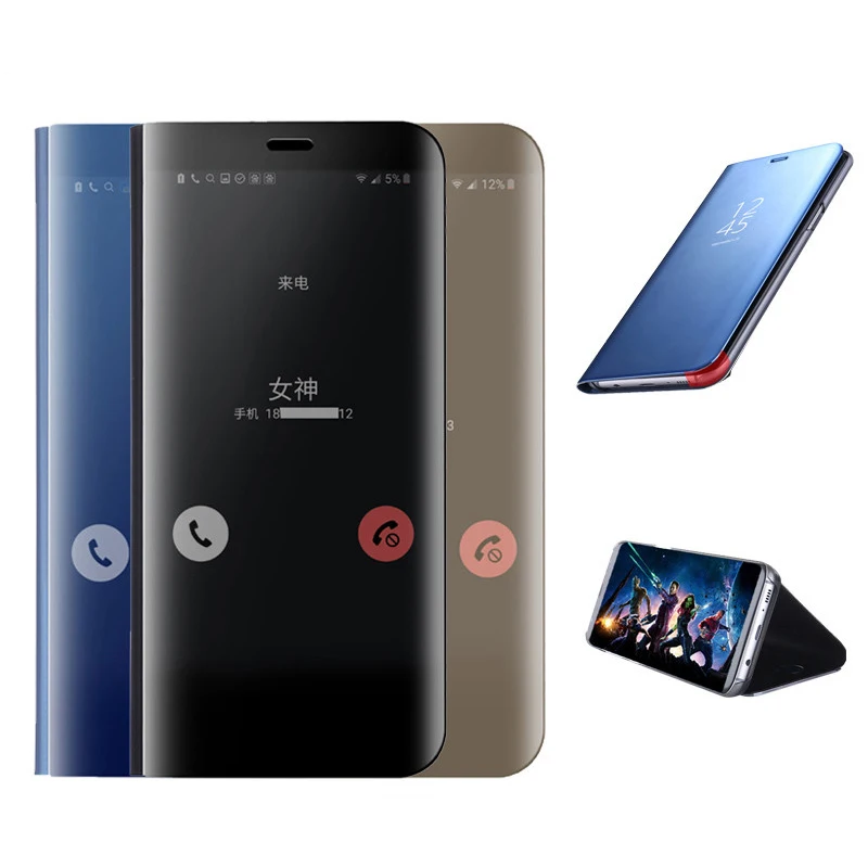 360 зеркальный флип-чехол для Xiaomi Redmi K20 Note 7 5 6 Pro 6A чехол Mi8 Mi A2 Lite 6X 5X A1 Mi9 SE | Мобильные
