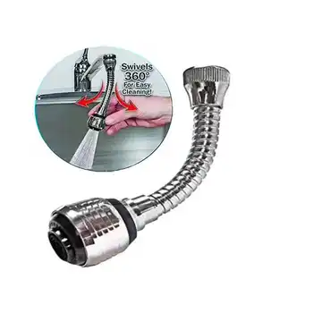 

Flexible Faucet Sprayer Turbo Flex 360 Sink Faucet Sprayer Spray Kitchen Bathroom Tool Water Saver Faucet Save Water #4A03