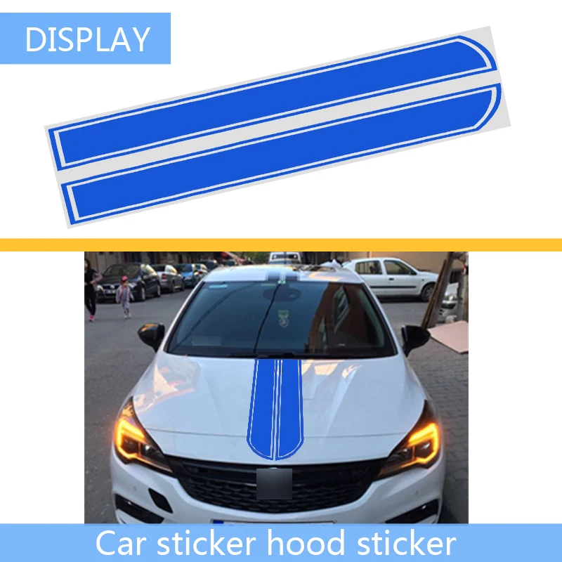 CHUKY 1x крышка двигателя капота полосы наклейки автомобильные для Toyota Corolla CHR Skoda Honda