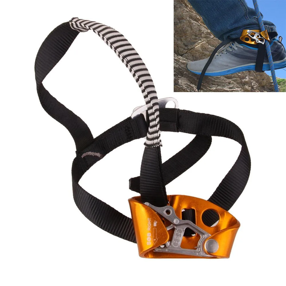 

Professiona Right/Left Foot Ascender Climbing Accessory Riser Rock Mountaineering wall Equipment Device Anti-dropping Accessory