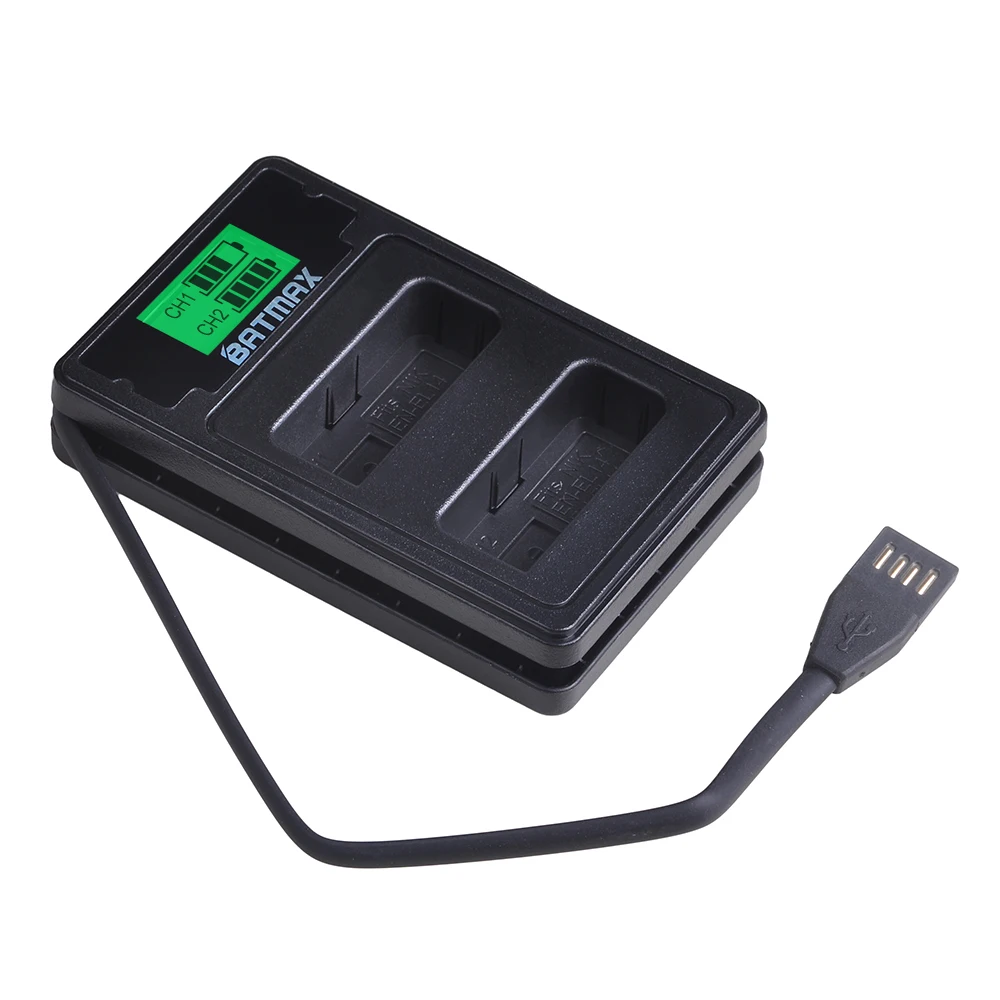 Зарядное устройство с USB кабелем и ЖК дисплеем для Nikon D3100 D3200 D3300 D3400 D3500 D5600 D5100 D5200