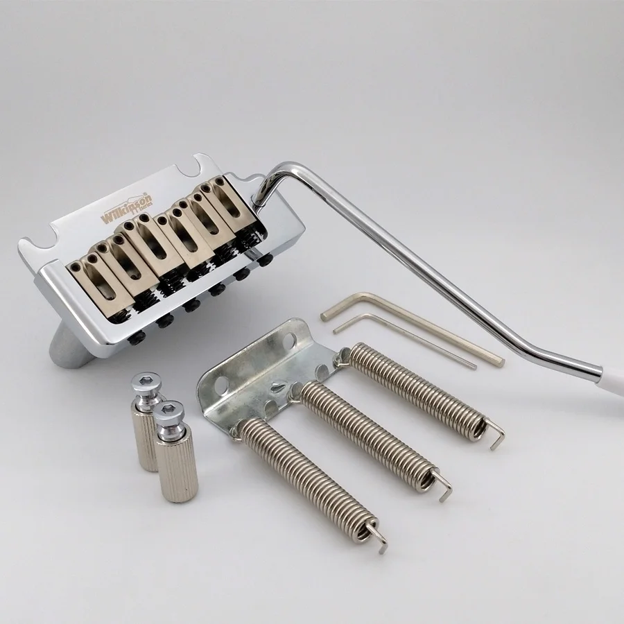 

Wilkinson Electric Guitar Tremolo Bridge Chrome Zinc Alloy Saddle Tremolo for Strato and PRS Guitar