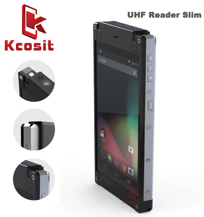 Kcosit X20 Android сканер штрих-кода QR 1D 2D Ручной UHF RFID считыватель терминал сборщик мобильных данных прочный тонкий КПК