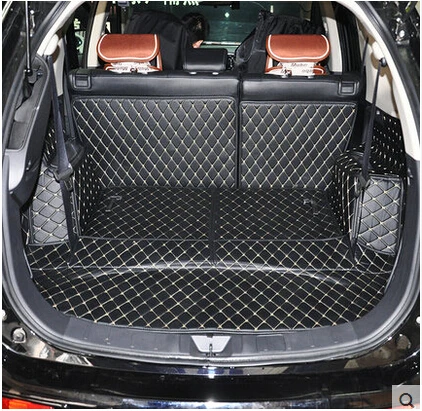 

High quality!Special trunk mats for Mitsubishi Outlander 7seats 2014 durable waterproof carpets for Outlander 2013,Free shipping