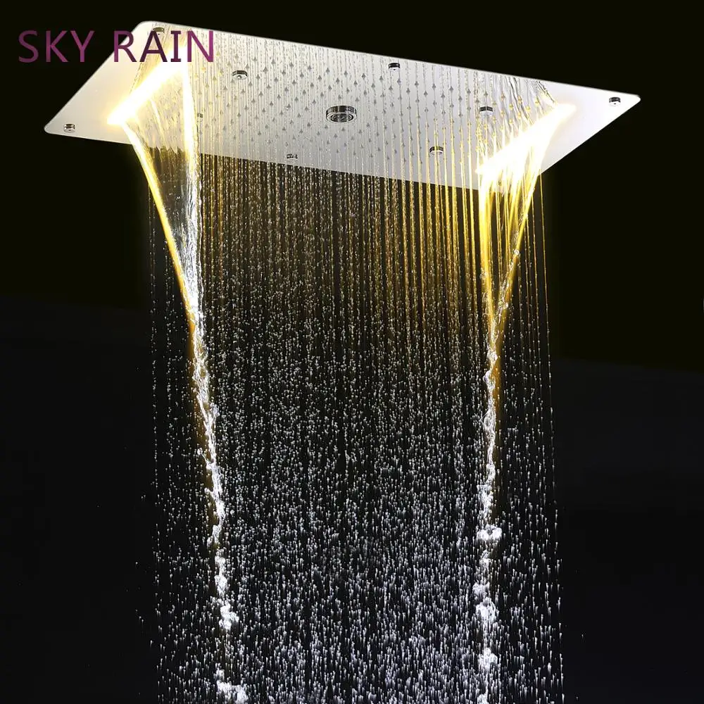 Многофункциональный смеситель для душа SKY RAIN 304 SUS со светодиодсветодиодный