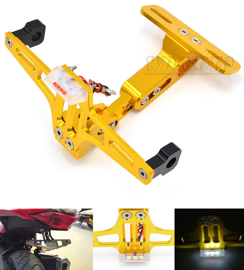 Motorcycle License Plate Bracket Licence Plate Holder Number Plate