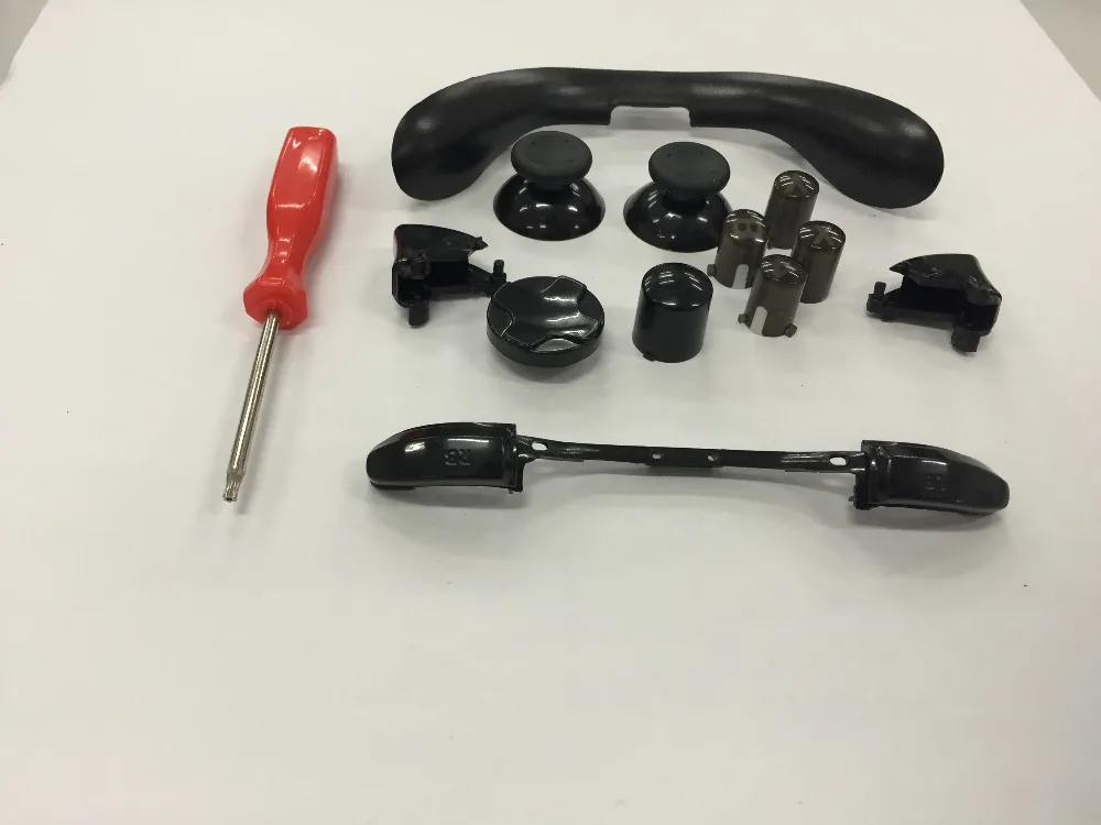 Сменный Thumbstick D pad кнопка включения бампера нижней обшивки ABXY для контроллера