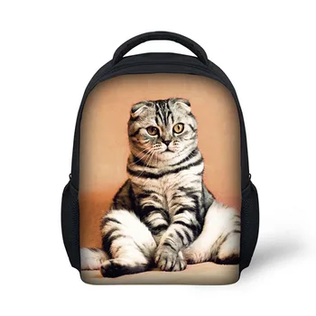 

Child School Bags Cat Printing Small Backpack Baby Kids Bag Mini Backpacks 12 Inch Kindergarten Lightweight Book Bag