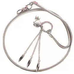 Женская Дамская мода металлическая цепь стиль ремень подвеска в виде золотой рыбки Креативный дизайн цепь тела ceintures pour femmes HX0108