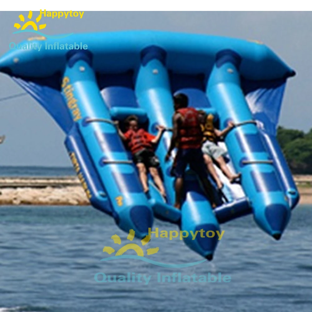 Водные виды спорта игры Flyfish Банановая лодка надувная летающая рыба трубка