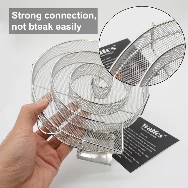 Walfos accesorios para barbacoa, generador frío de humo, parrilla para barbacoa, herramientas de cocina para ahumar, sabor a astillas de madera, tocino, fumar frío|Mallas| - Walfos accesorios para barbacoa, generador frío de humo, parrilla para barbacoa, herramientas de cocina para ahumar, sabor a astillas de madera, tocino, fumar frío|Mallas| -