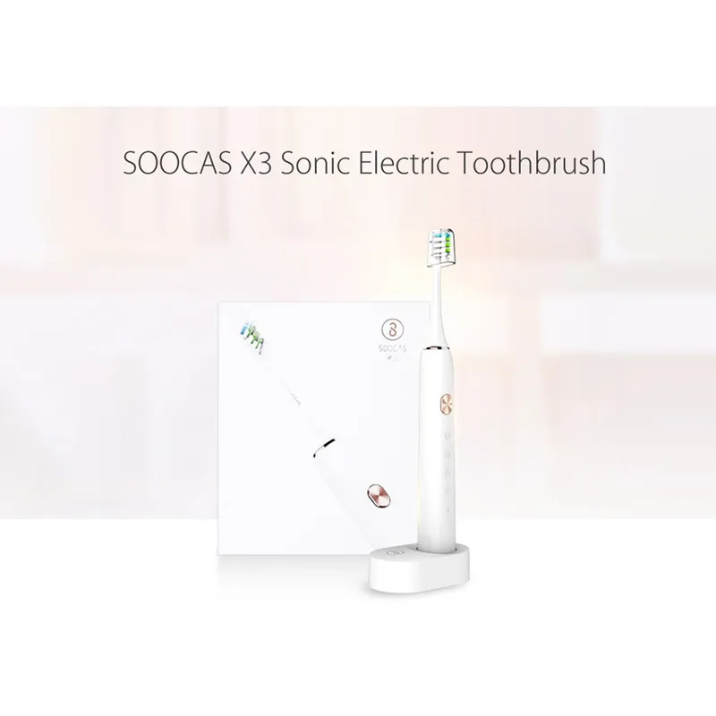 11 Soocas X3 электрическая зубная щетка Mi Home Soocare Водонепроницаемая USB быстрая перезаряжаемая звуковая зубная щетка с дистанционным управлением