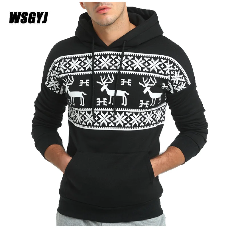 Brand 2017 Hoodie New Horns Hip Hop Casual Hoodies Men Fashion