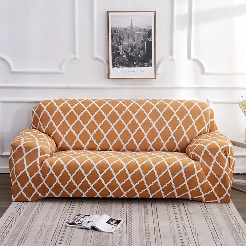 Стильный Классический эластичный чехол для дивана с геометрическим узором, чехлы для диванов с цветочным принтом, чехлы для диванов, чехлы для сидений, чехлы для диванов, мебельное полотенце