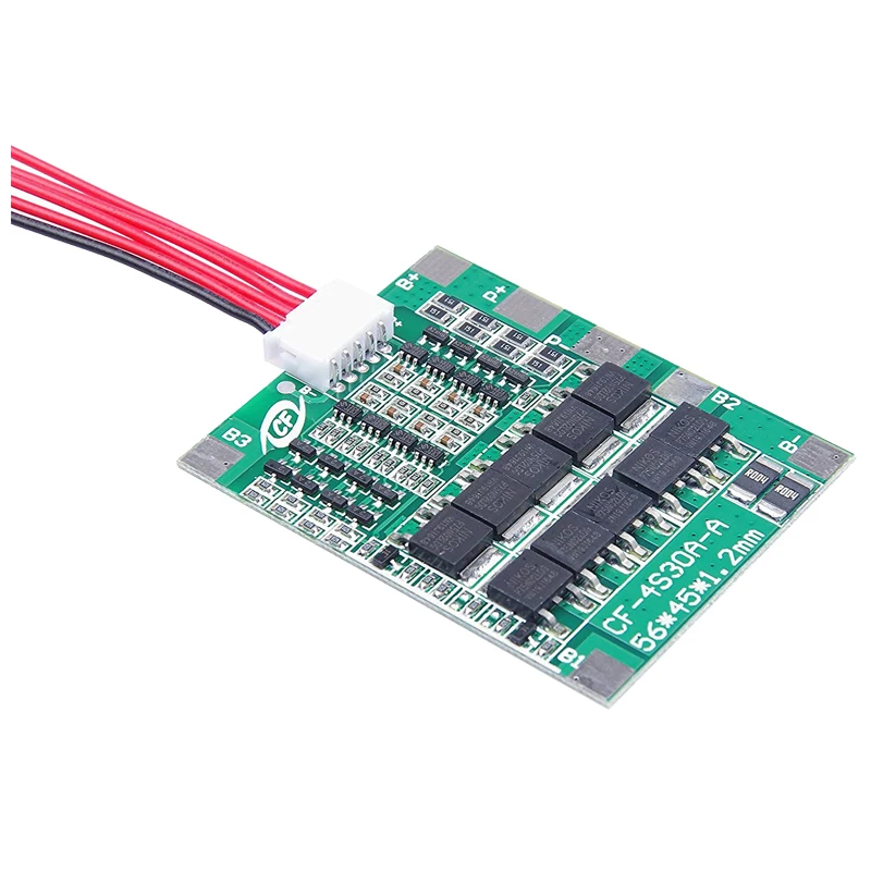 4S 3.7V Lithium Battery Protection Board Current 30A Max 12V-14.8V Protection Board With Balanced Charge 10 MOS 4S 3.7V Lithium Battery Protection Board Current 30A Max 12V-14.8V Protection Board With Balanced Charge 10 MOS