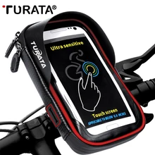 Водонепроницаемая велосипедная сумка TURATA, чехол для велосипеда, держатель для велосипеда, чехол для руля велосипеда, чехол для мобильного телефона, Аксессуары для велосипеда