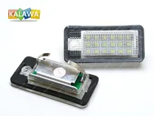 Одна пара LED Фонарь Освещения Номерного Знака для Audi A3.S3 04-09 номерной знак лампа Супер Яркий СВЕТОДИОДНЫЙ DC12V 030804 GGG FREESHIPPING