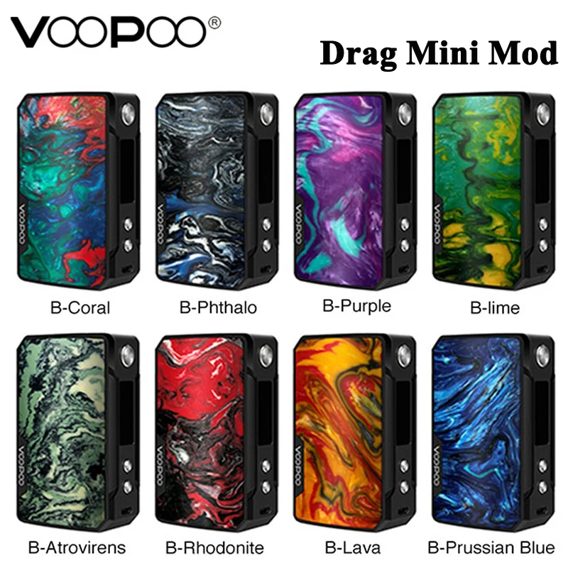 

Original VOOPOO Drag Mini 117W MOD with 4400mah Built-in Battery Electronic Cigarette Vape Vaporizer support Uforce T2 Tank