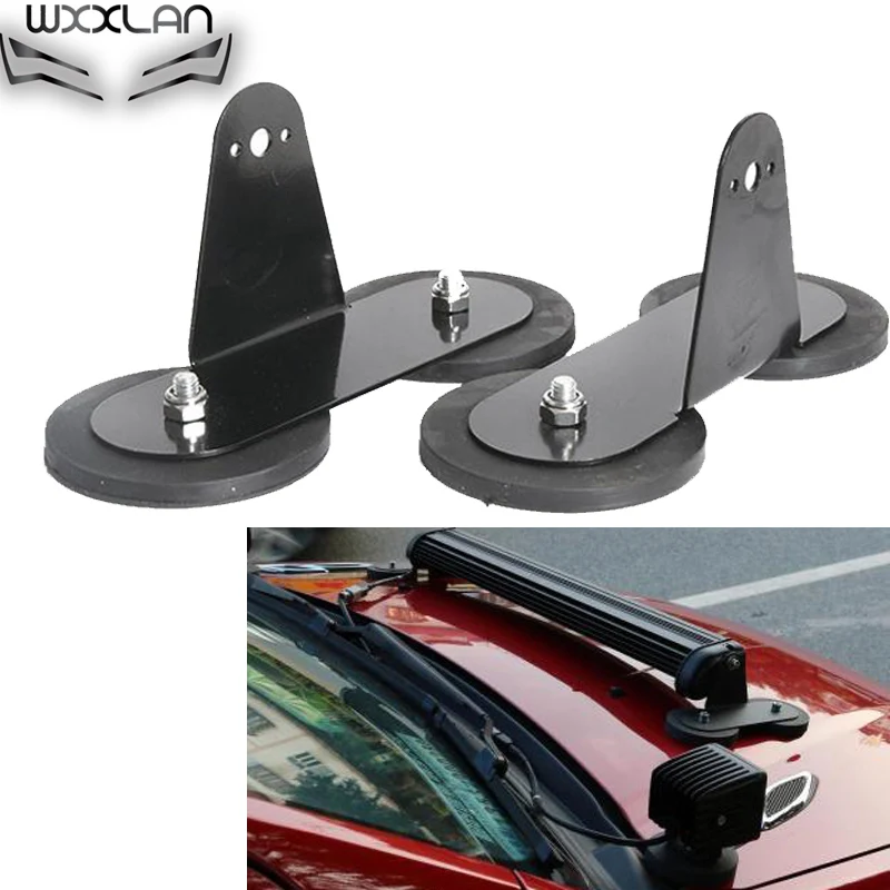 

Magnetic Base LED Light Bar Mounting Bracket 2 PCS Car Light Bar Mount Bracket Sucker Holder for Roof Led Light Bar Offroad