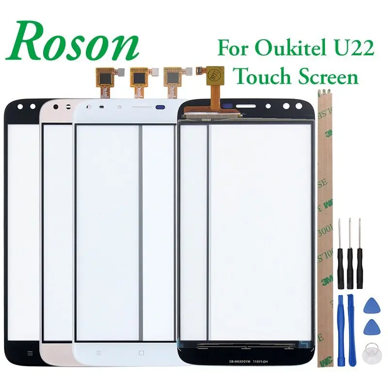 

Roson for Oukitel U22 Touch Screen Perfect Replacement Touch Panel TP For Oukitel U22 Phone Accessories+Tools+Adhesive