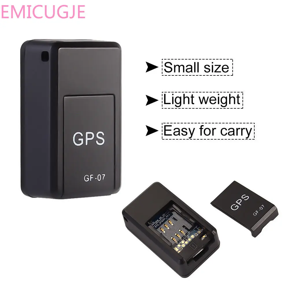 

GPS Tracking Locator Personal Tracking Object Anti Lost Tracer GF-07 Mini GPS Tracker Vehicle Strong Magnetic Free Installation