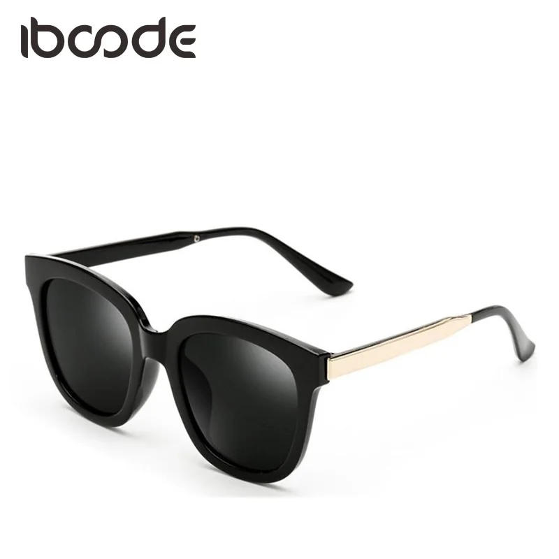 iboode Sunglasses Unisex Black Wrap Korean Style Sun Glasses Women Men Trendsetter Sunglasses
