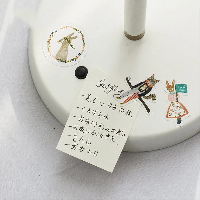 45 шт./кор. лес концертные Животные Мини бумажная наклейка украшение DIY альбом