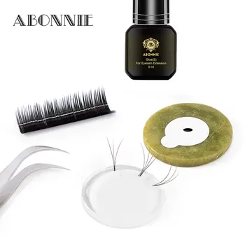

Reusable Eyelash Extension Easy fan lash pads Volume lash patches Beginner make fans tools Eyelash holder 10pcs makeup tool
