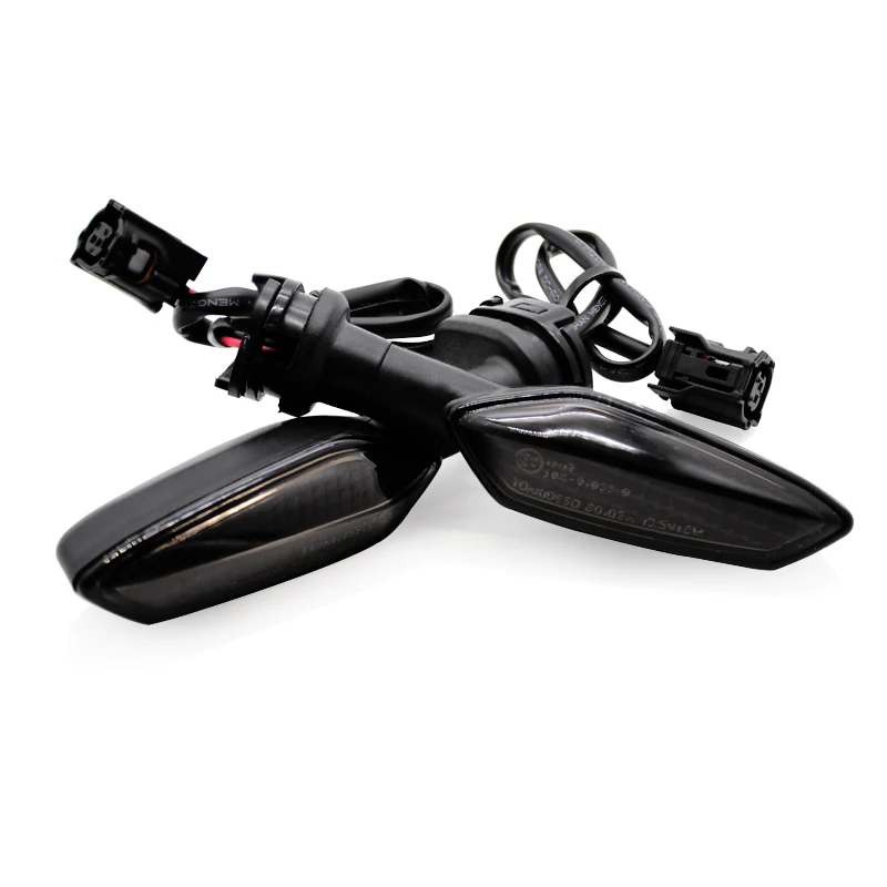 Nuoxintr LED Motorcycle Turn Signal Indicator Light For YAMAHA MT-01 MT-25 MT-03 MT-07 MT-09 MT-10 Tracer Motorcycle FrontRear