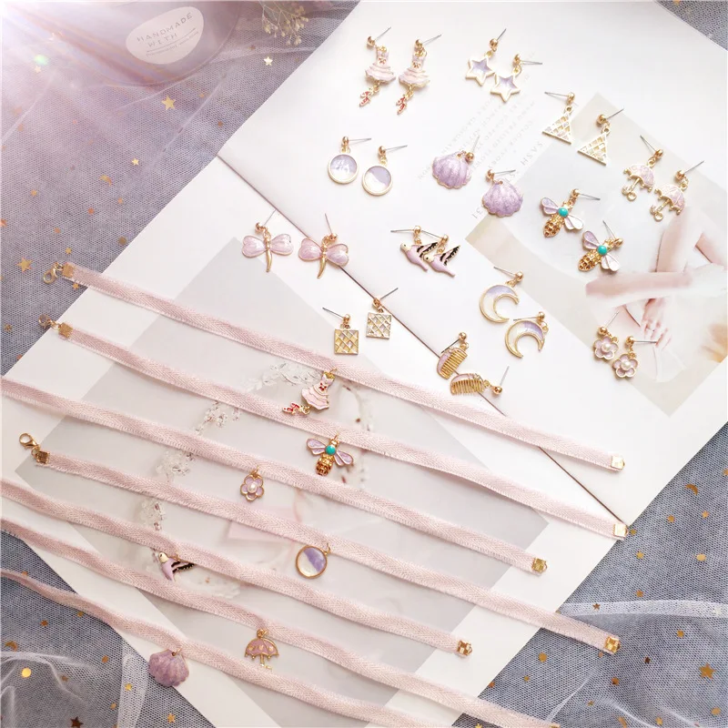 

Korea Handmade Comb Moon Bee Star Bird Shell Dress Women Drop Earrings Bangle Earrings Fashion Jewelry Accessories-JQDPER174D5