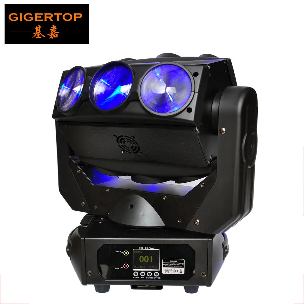 TIPTOP TP L676 9X12W LED Spider Moving Head Light RGBW 4IN1 DMX 512