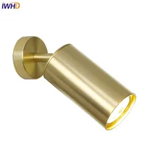IWHD Bronze LED Wall Lamp Aluminum Industrial Loft Wandlamp Retro Vintage Wall Lights Fixtures For Home Lighting Applique Murale rh american country vintage wall lamp lights fixtures glass ball retro loft industrial wall sconces wandlamp arandela de parede